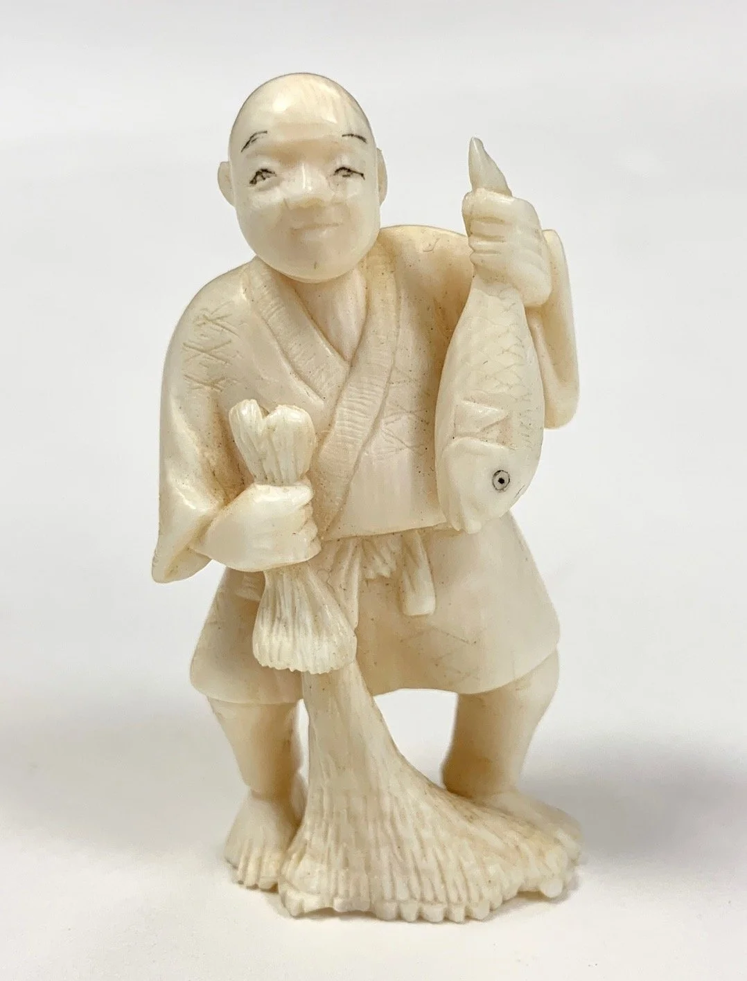 Man with Fish Netsuke