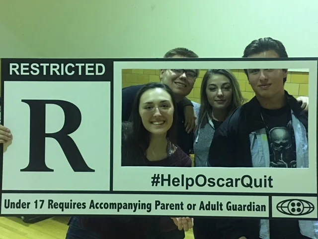 West Valley's Reality Check getting their # on at their local movie night. #HelpOscarQuit
