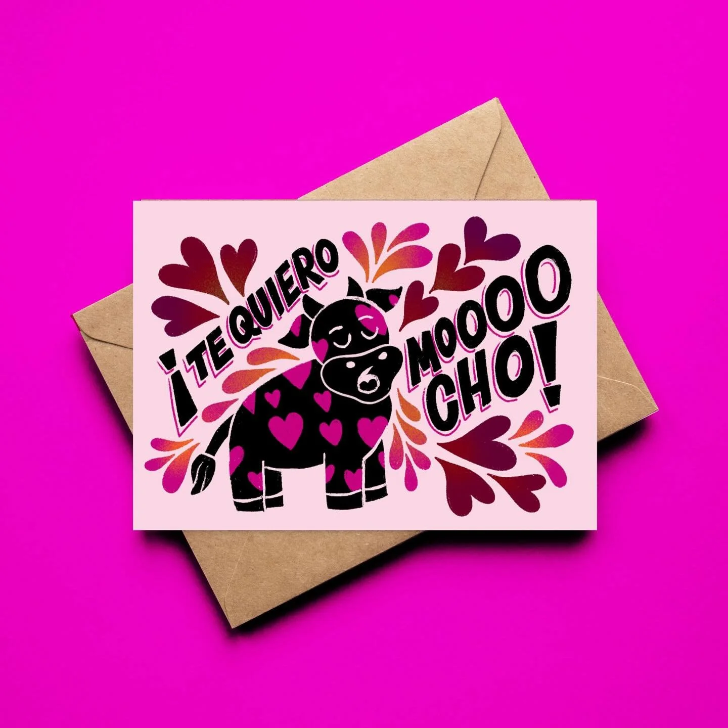 Te Quiero Mooooooocho Greeting Card💕

#greetingcard #valentineday2026 #shopsmall