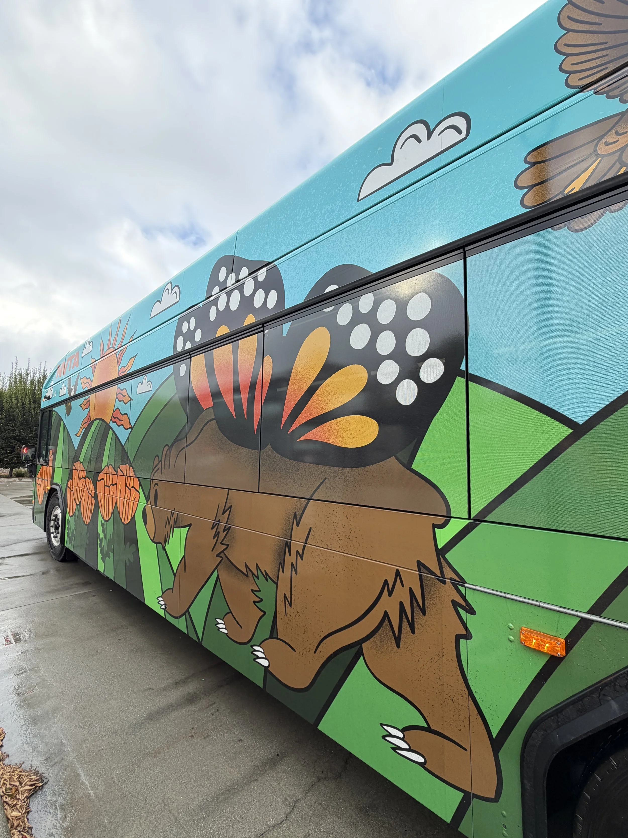 Napa Valley Zero Emission Bus Design — Blanca Creative | Graphic Design