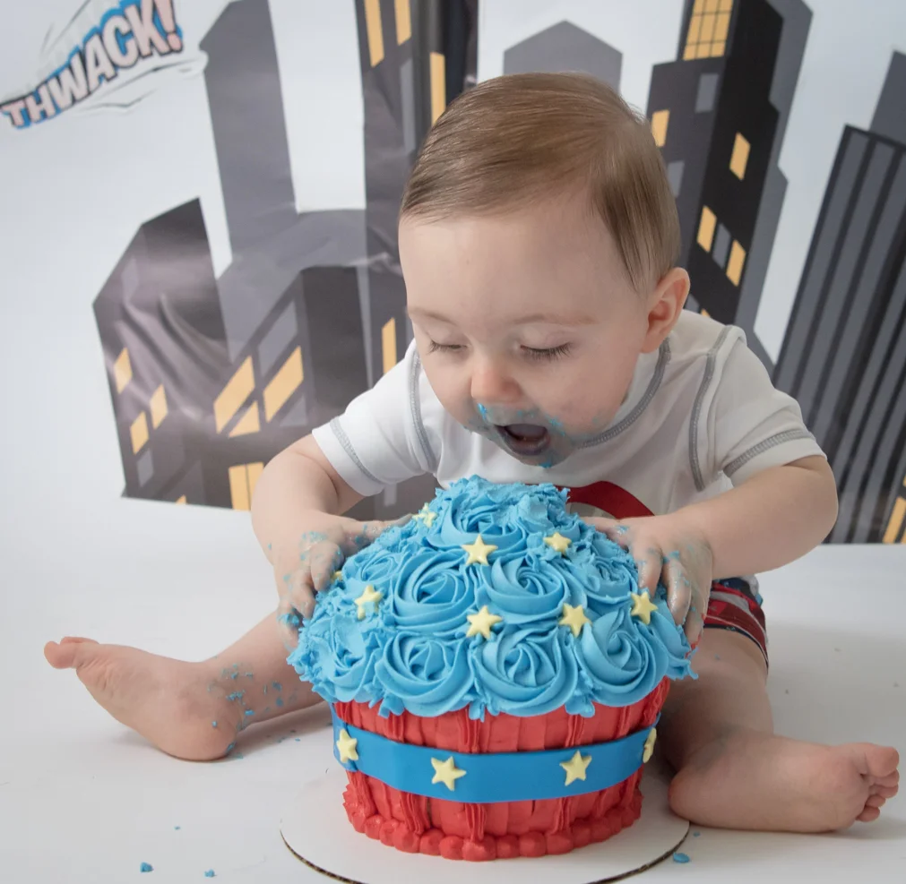 Super Hero Cake Smash Cape Cod