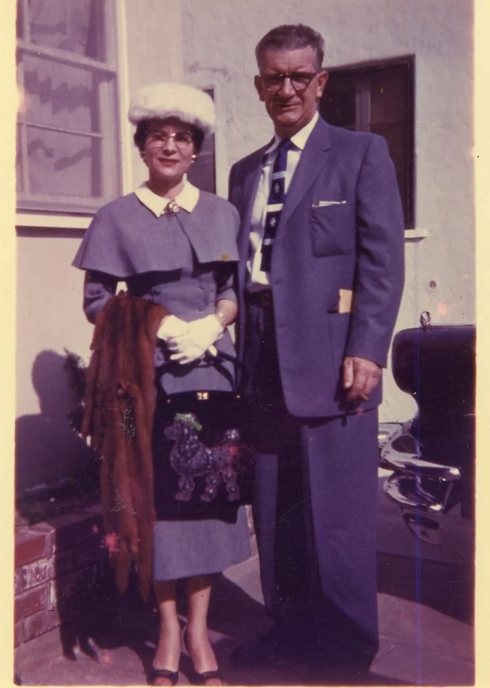 Mom & Dad going to Church