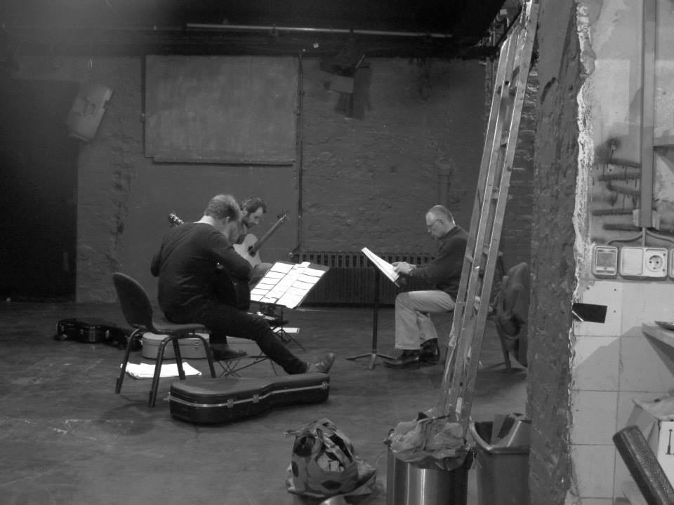 Working with Matthias Spahlinger at Acker Stadt Palast, Berlin