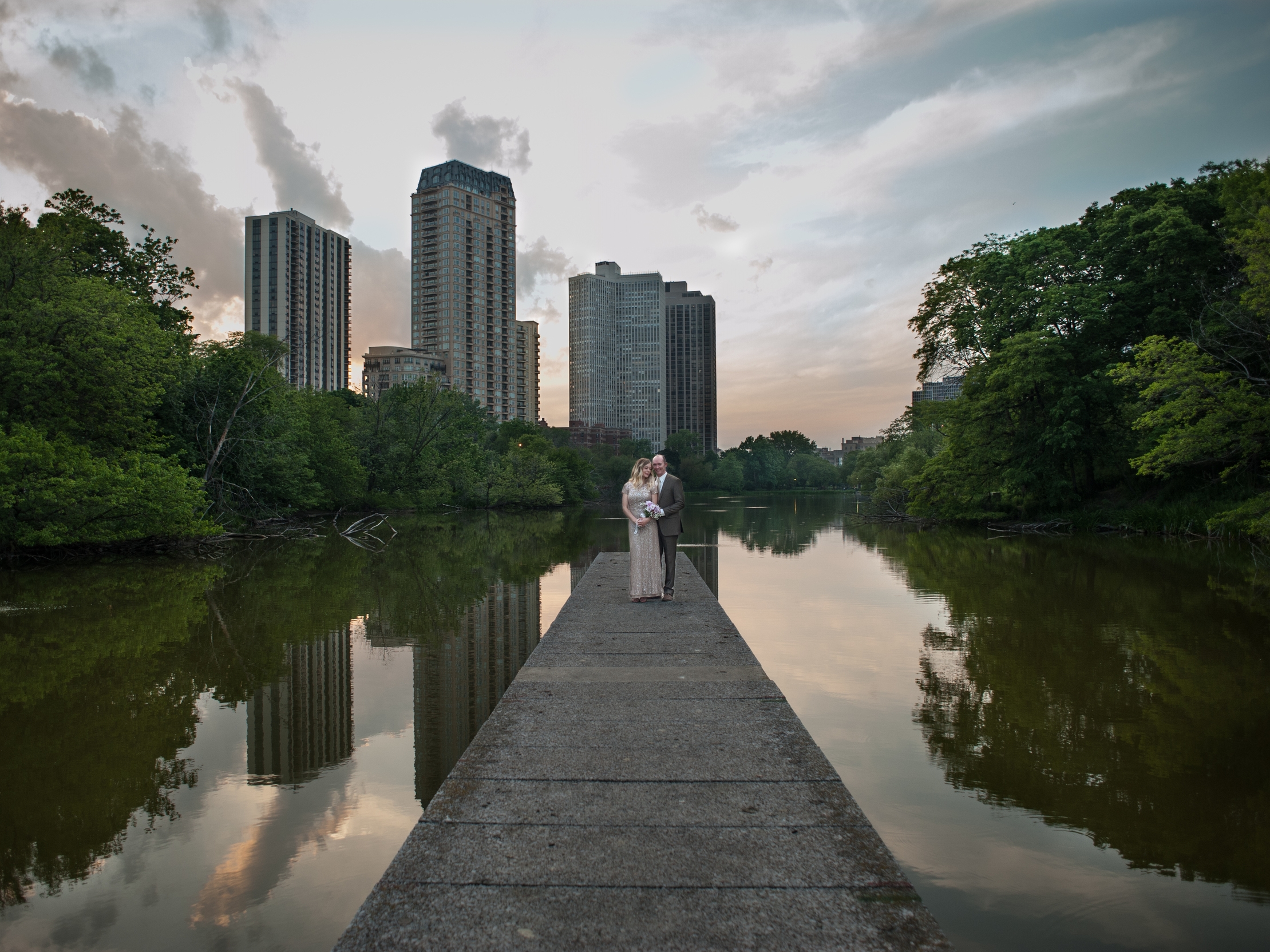 Lanscape Portrait Wedding Elopement Chicago Nomee Photography