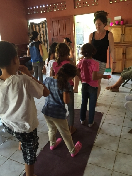 How many kids can fit on one yoga mat?