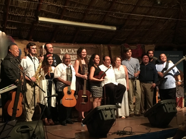 Our final concert on our final night at Casa de Mejia Godoy in Managua, Nicaragua.