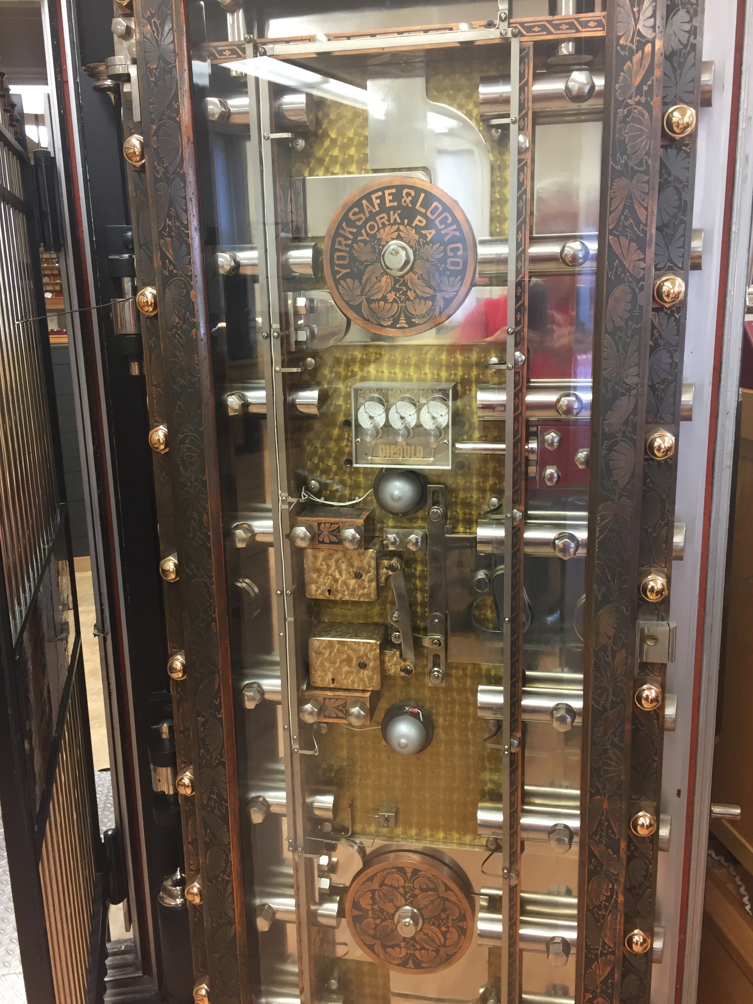 Inside Main floor vault door