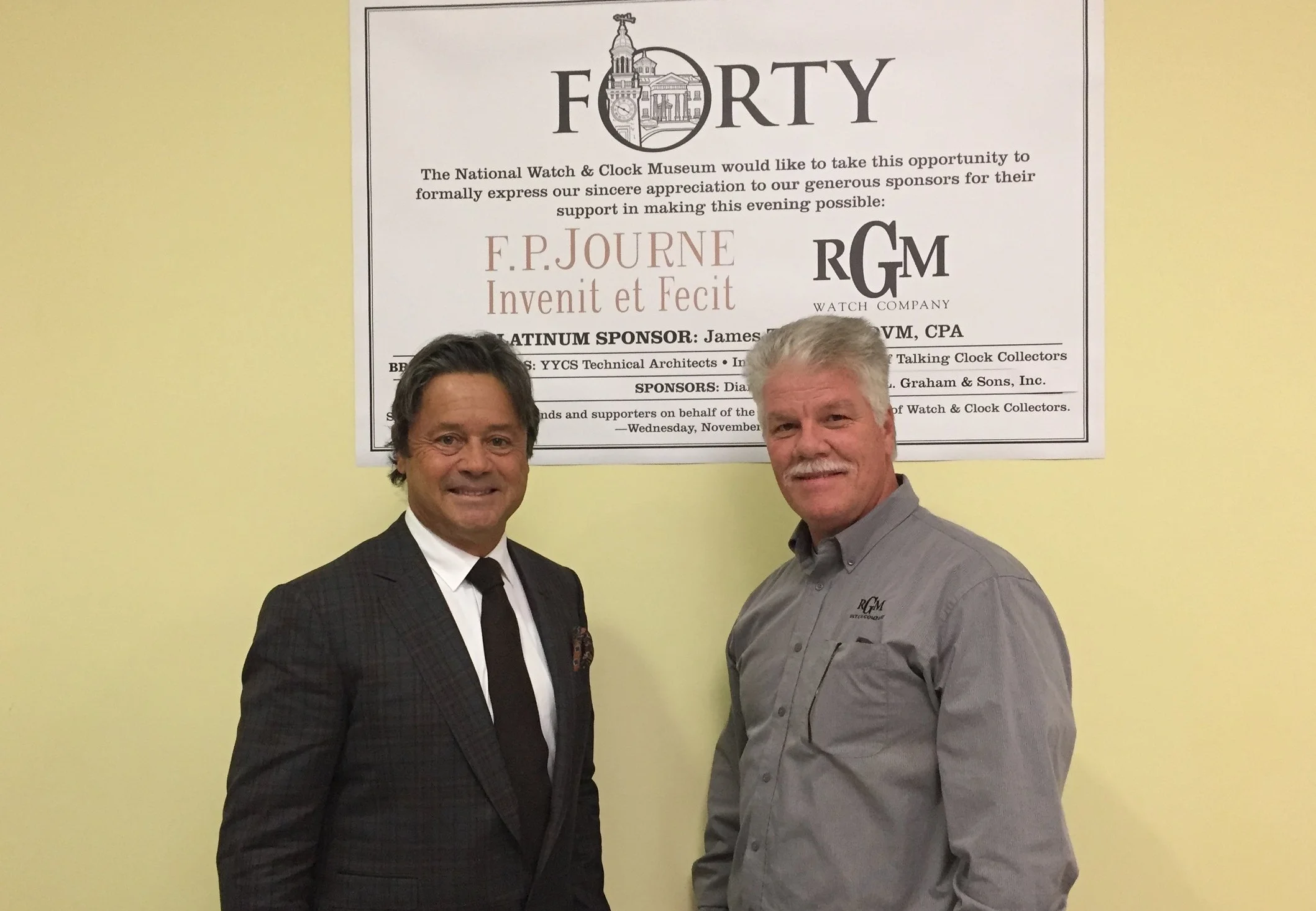 Pierre Halimi (F.P. Journe) Roland Murphy (RGM)