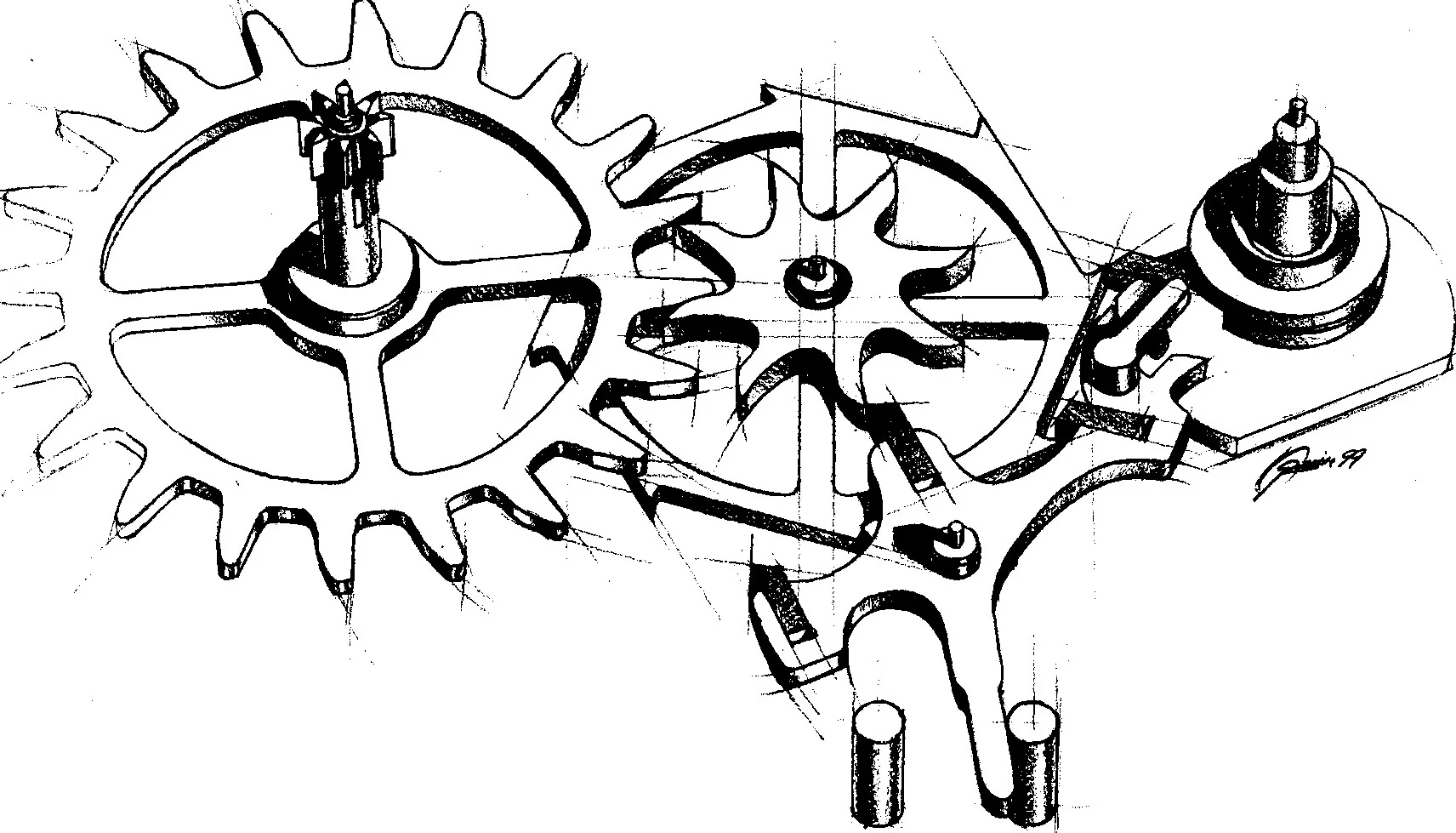Co-Axial Escapement