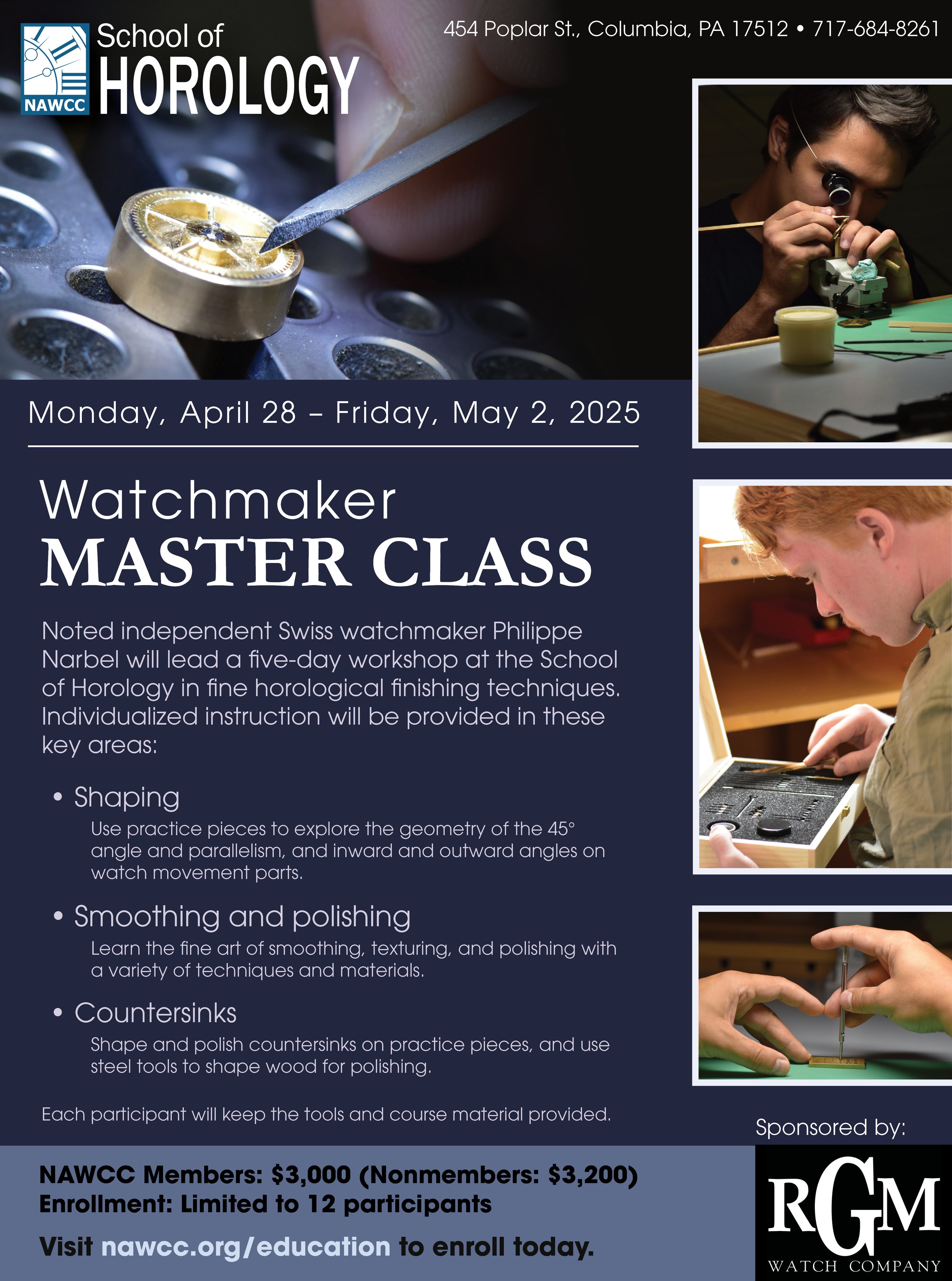 RGM Sponsoring - Watch Movement Decoration Master Class 