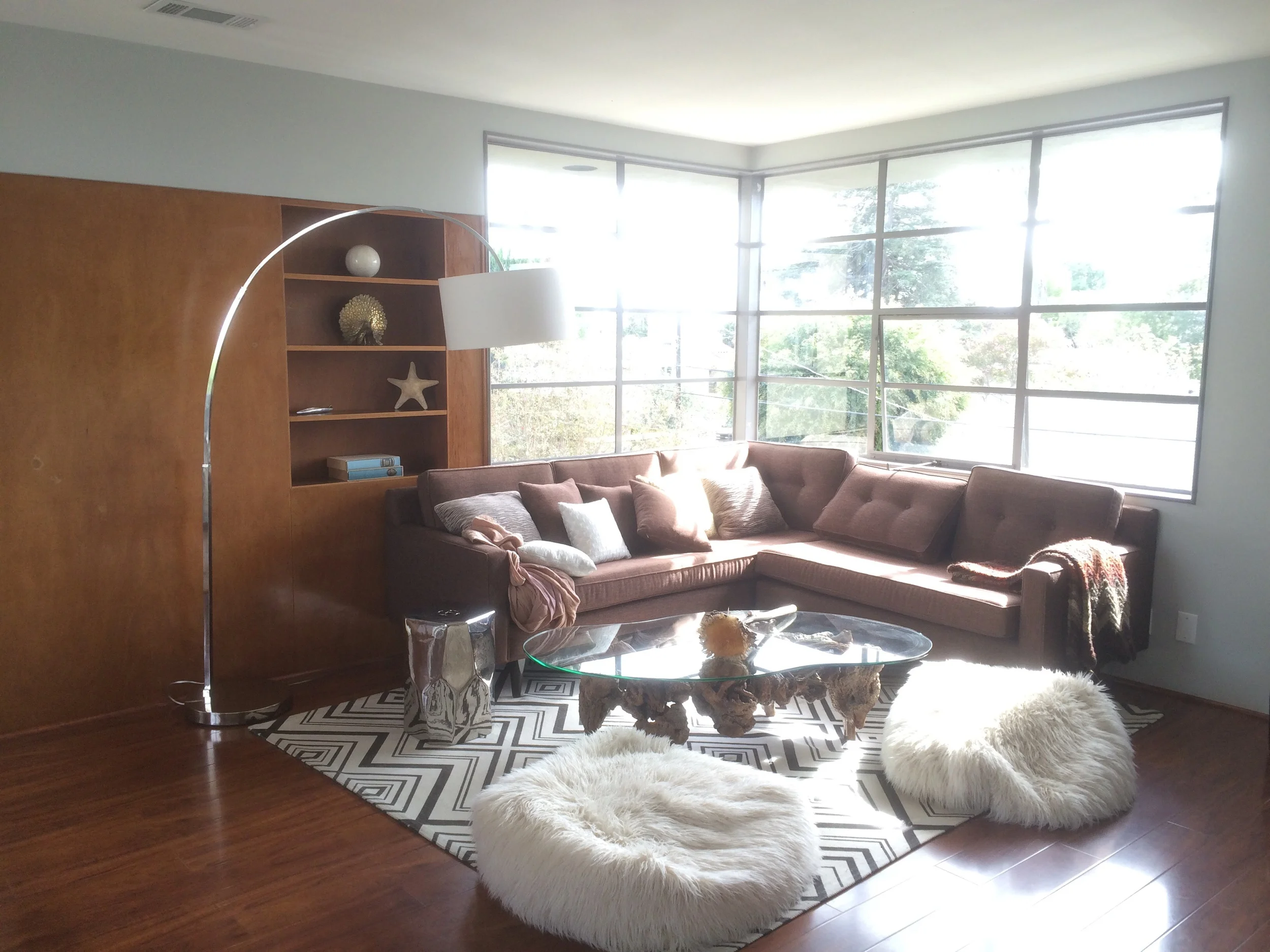 Upstairs living area.