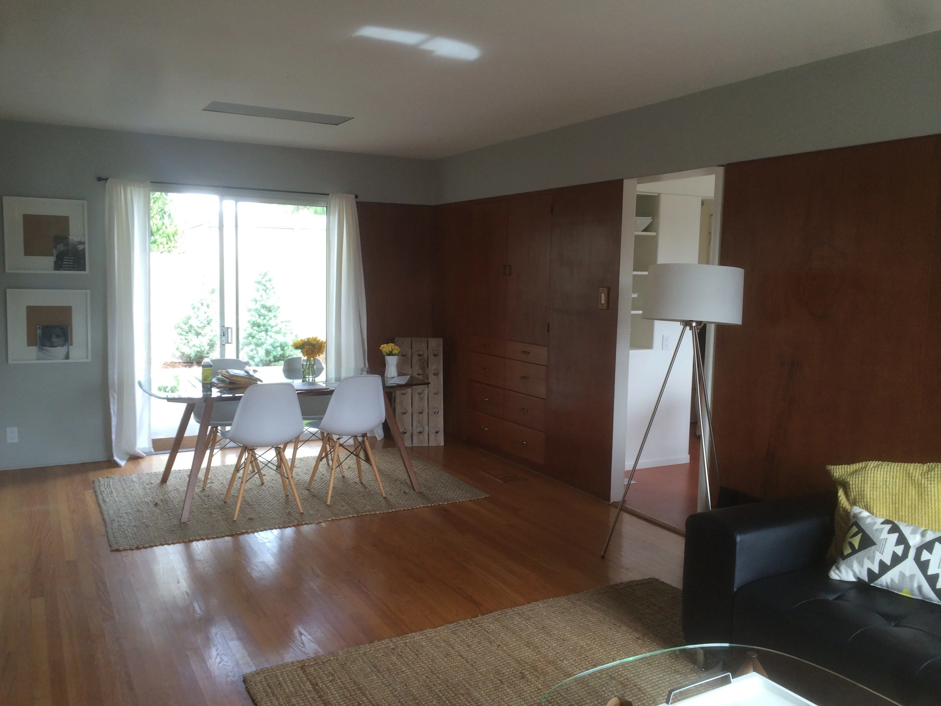 downstairs dining area.