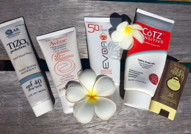 The above Sun Protection Lotions are always on hand while traveling to the snow or sun, oh.. and everyday life. On this trip to Bora Bora I discovered EVOA. Not only is it healthy for your body but for our oceans and all the incredible sea life who live in it, and I love the smell. Tizo stays on in the water for hours, and gives your face a smooth look while protecting it. We are a sun loving family, and I am religious about finding what works for the face & body. TIZO3 , AVENE , EVOA, Cotz - Sun Bum stick