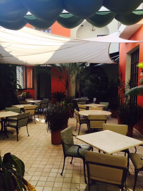 Downstairs dining at El Jardin.