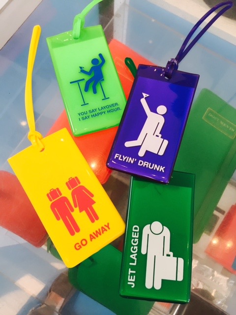 Bring a little fun to your bag tags .