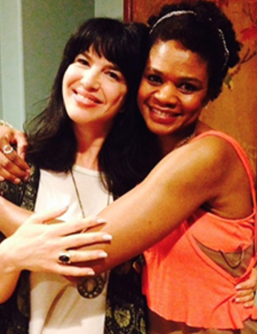 Sterling with actress Kimberly Elise