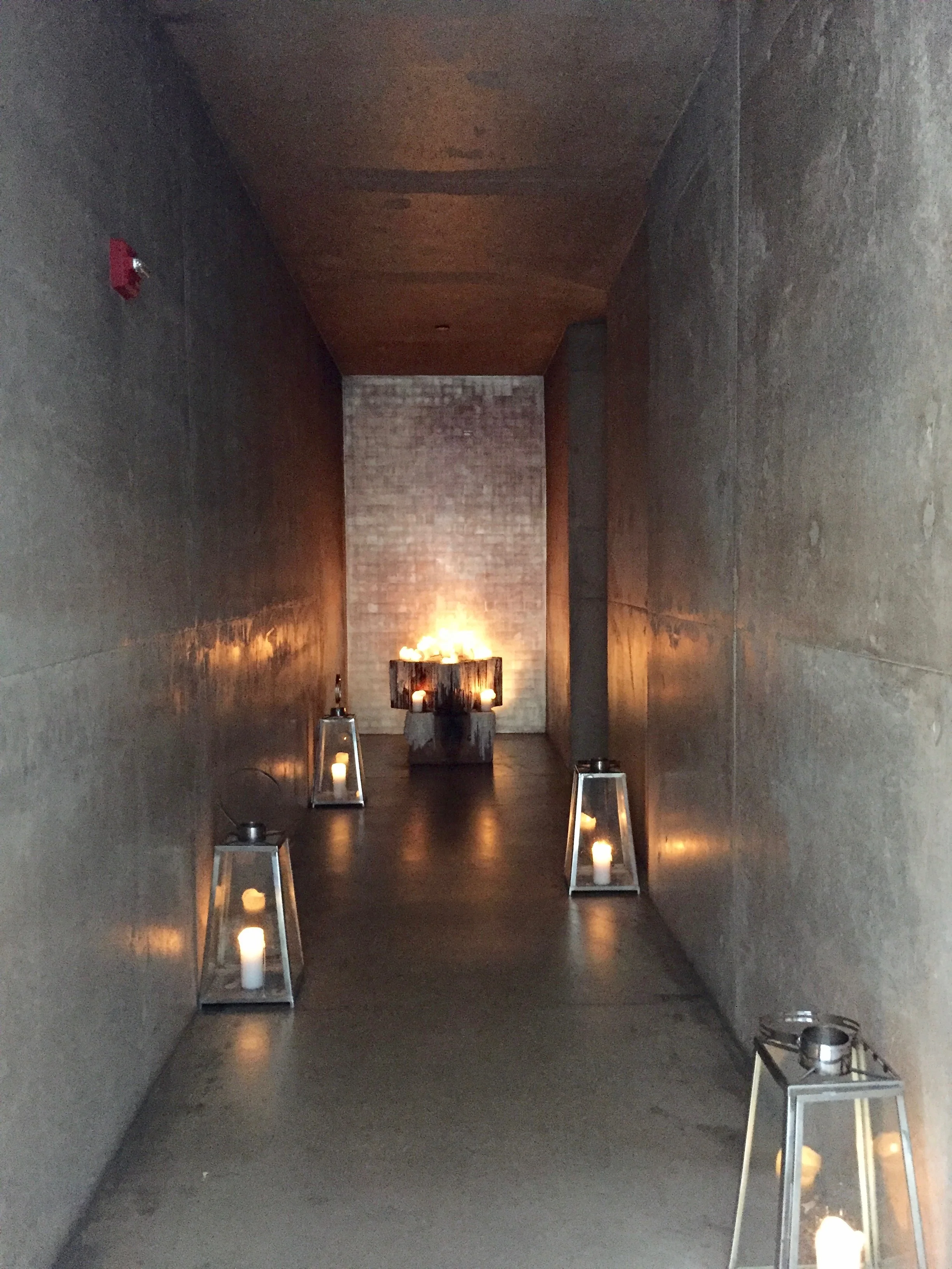 Entry to the spa