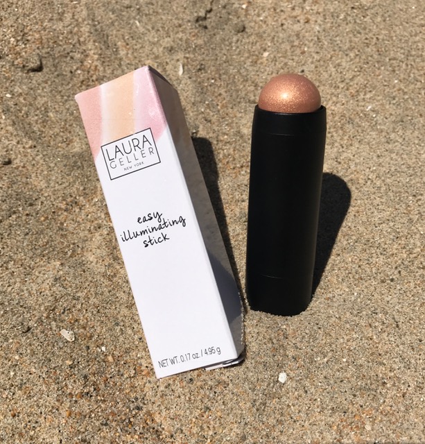 Don't leave out our highlighter from Laura Gellar - easy to travel with, no brush needed.