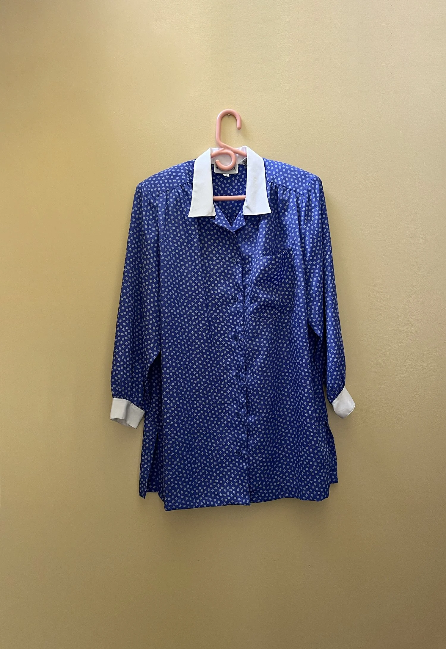 Andrea Gayle Navy  Button-Up Shirt