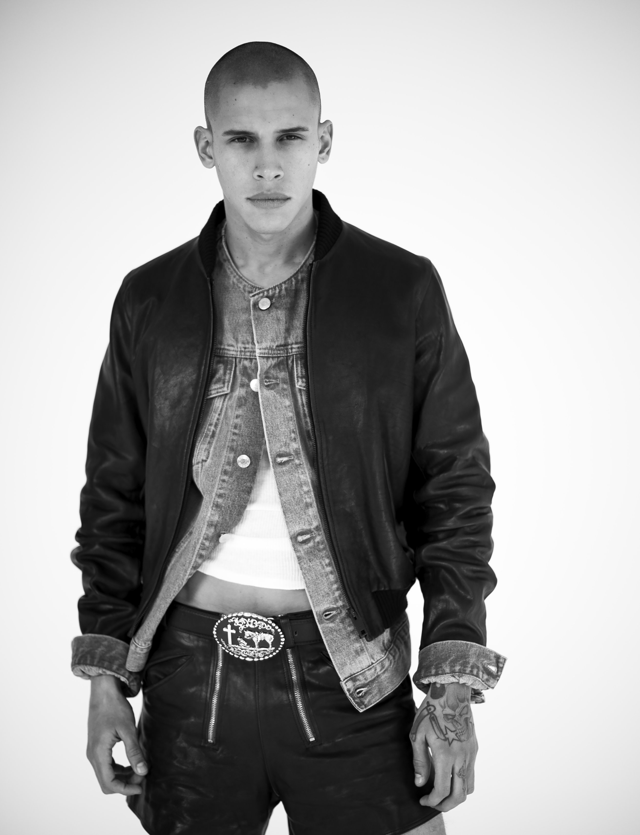 Daniel Aguilera wearing Prada