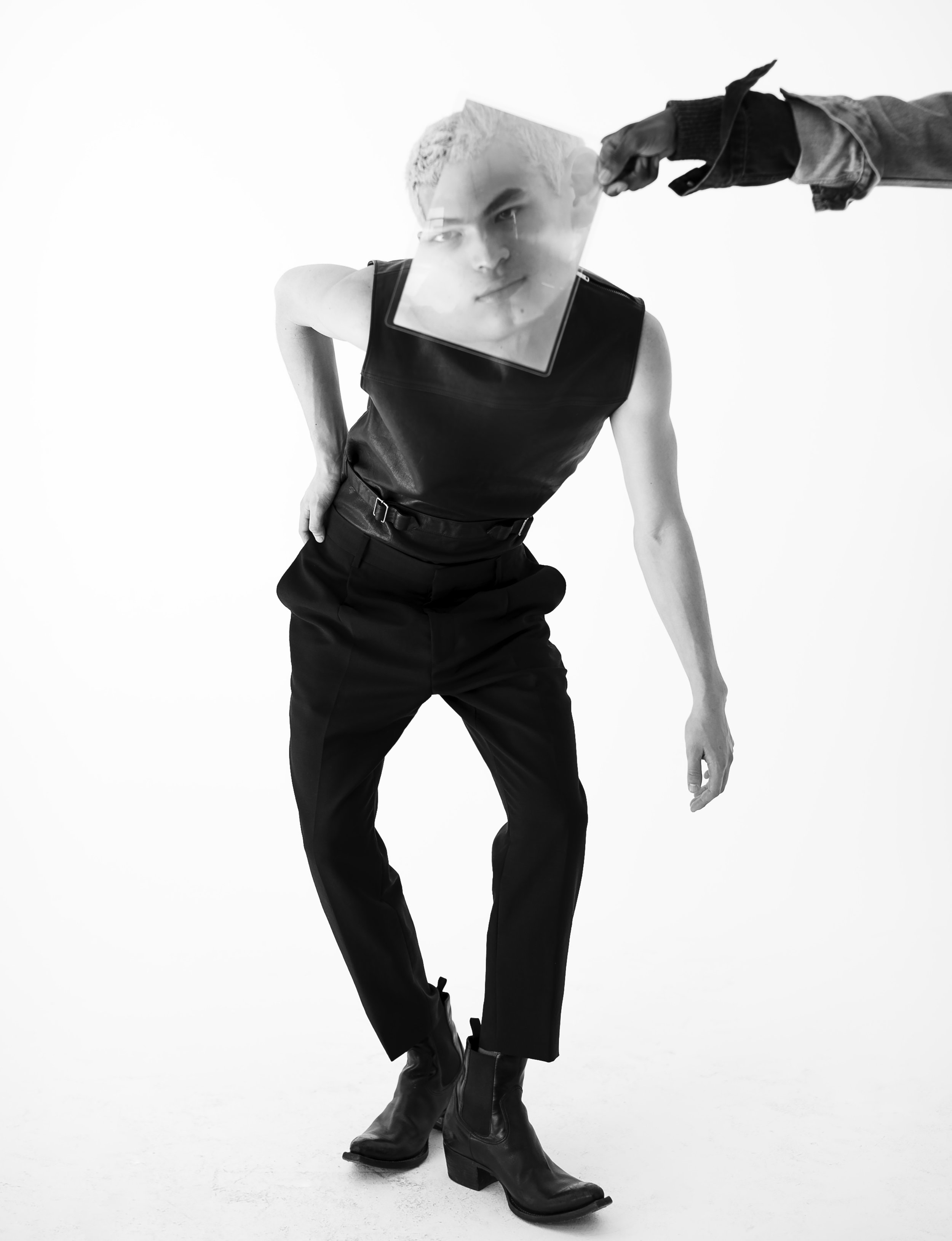 Keizo Fish wearing Prada