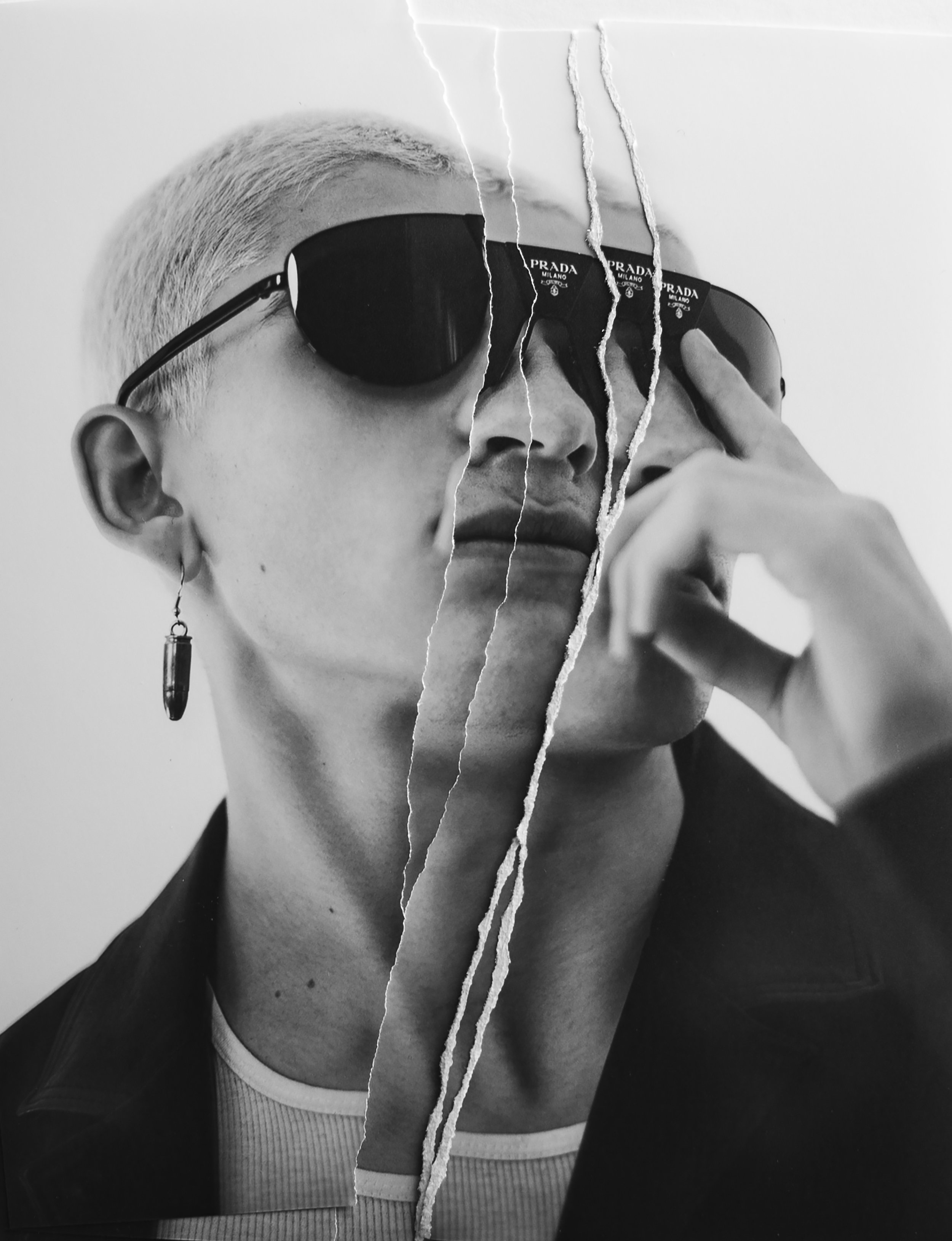 Sebastian Roda wearing Prada