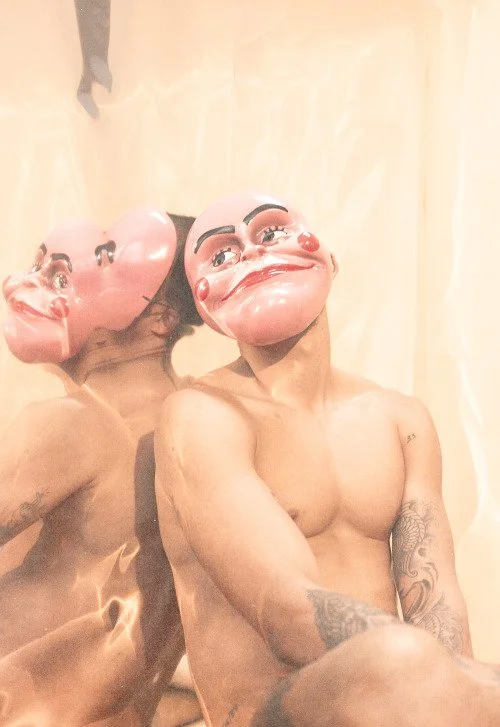 A mirror portrait by Anthony Amadeo