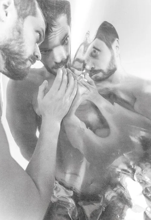 A mirror portrait by Anthony Amadeo