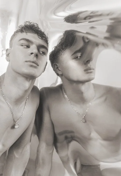 A mirror portrait by Anthony Amadeo