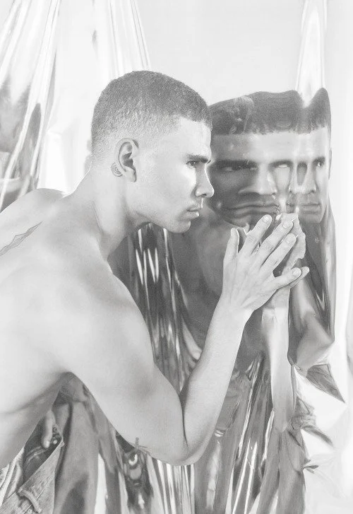 A mirror portrait by Anthony Amadeo