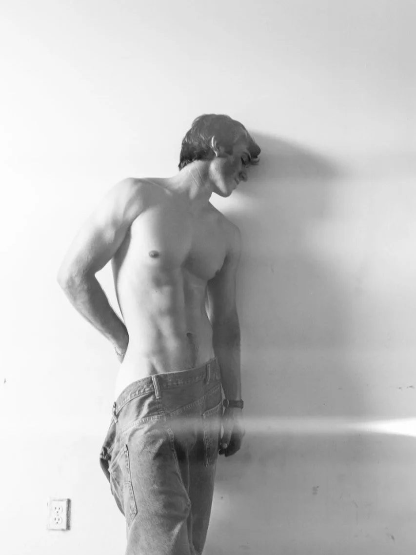Devin in the giant denim @devin.leadbeater