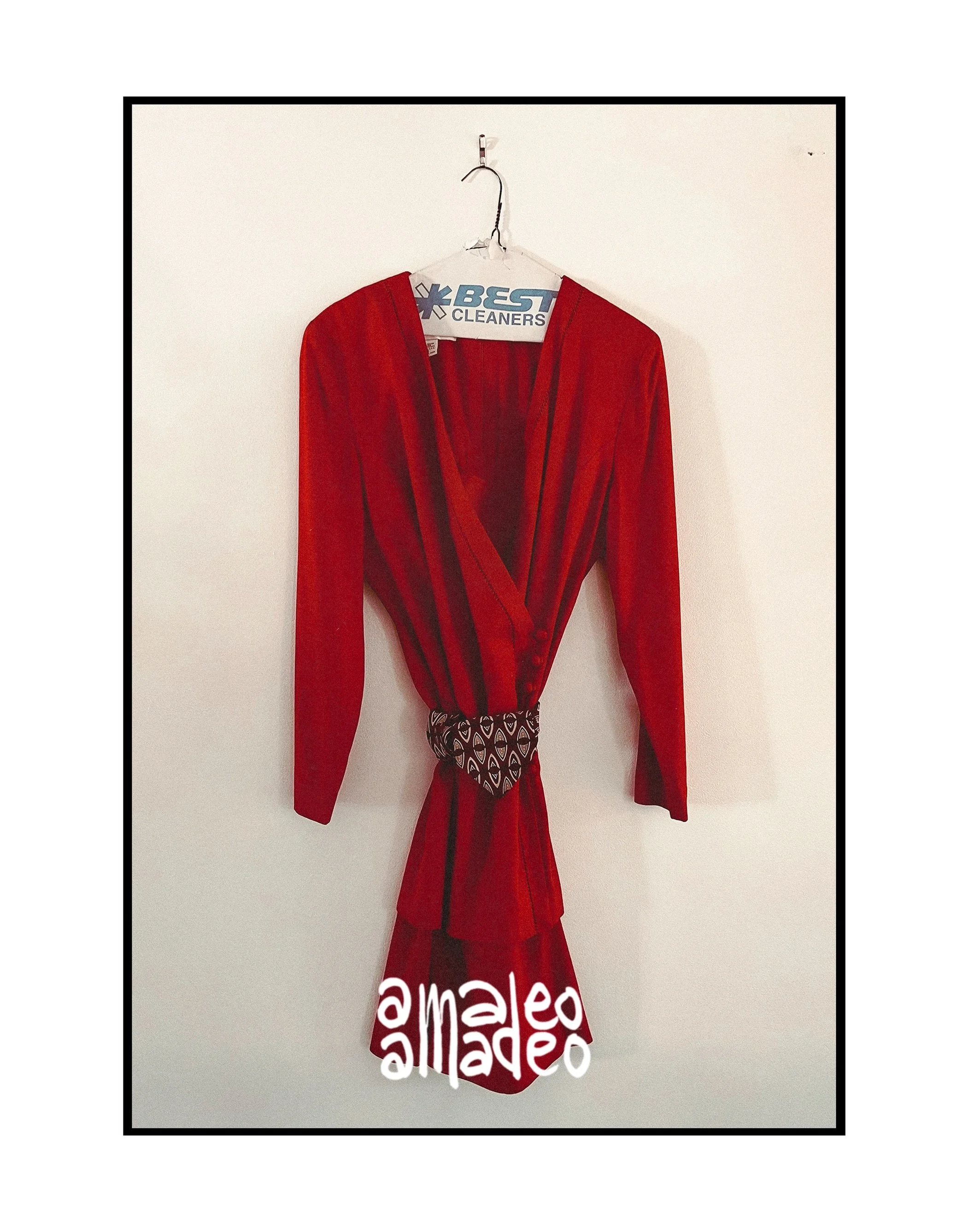 A powerful shoulder and a vintage Courr&egrave;ges tie. Now in the shop