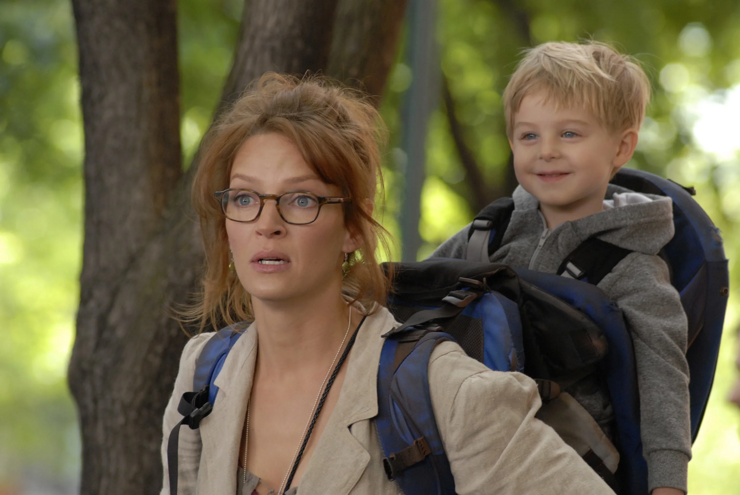   MOTHERHOOD  - written and directed by Katherine Dieckmann  Raising kids is never easy. Eliza Welsh (Uma Thurman), a stay-at-home mom of two, discovers this firsthand on a seemingly endless day when she must plan her daughter's sixth birthday, deal 