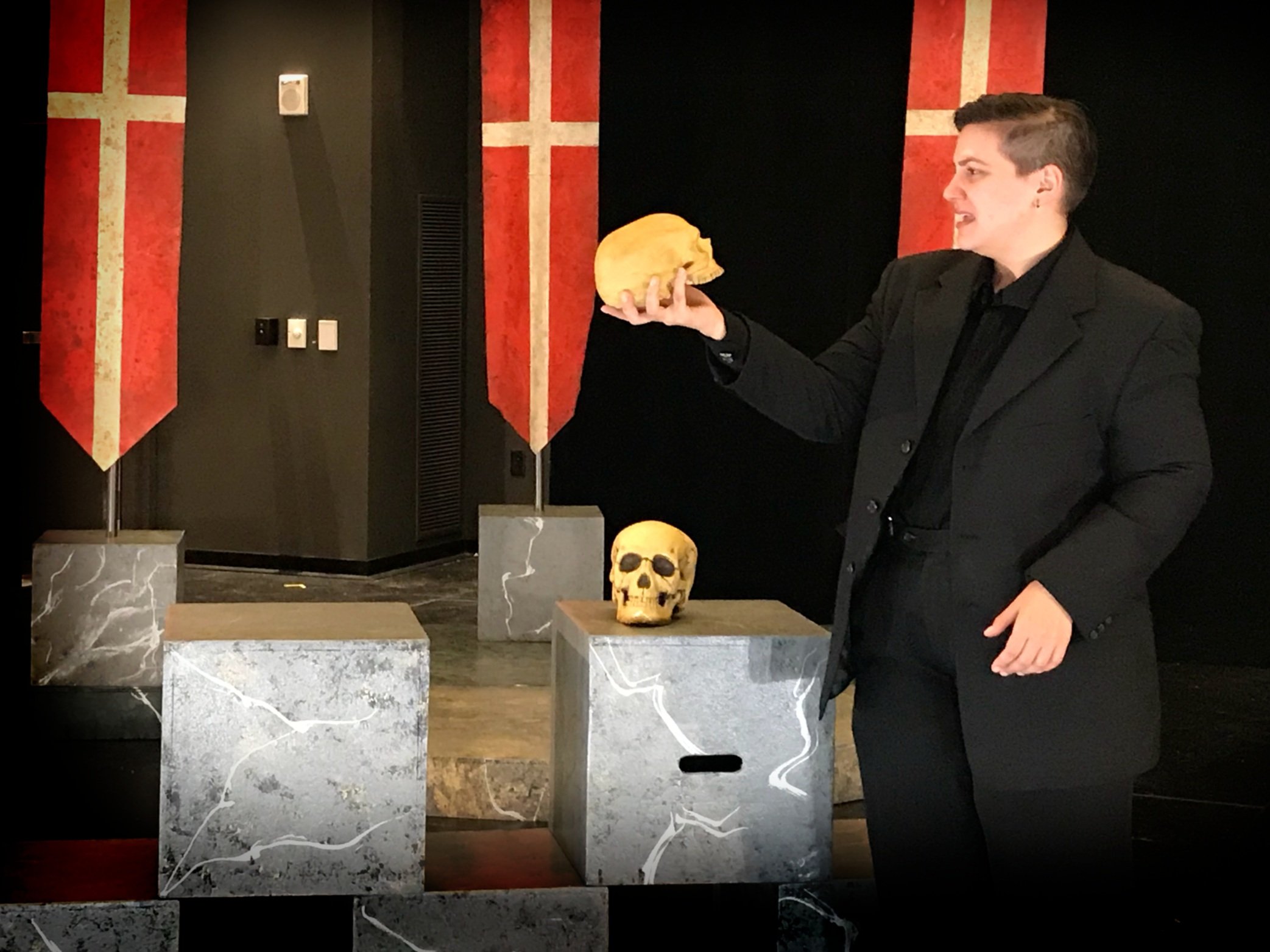 Christina Biancardi as Hamlet