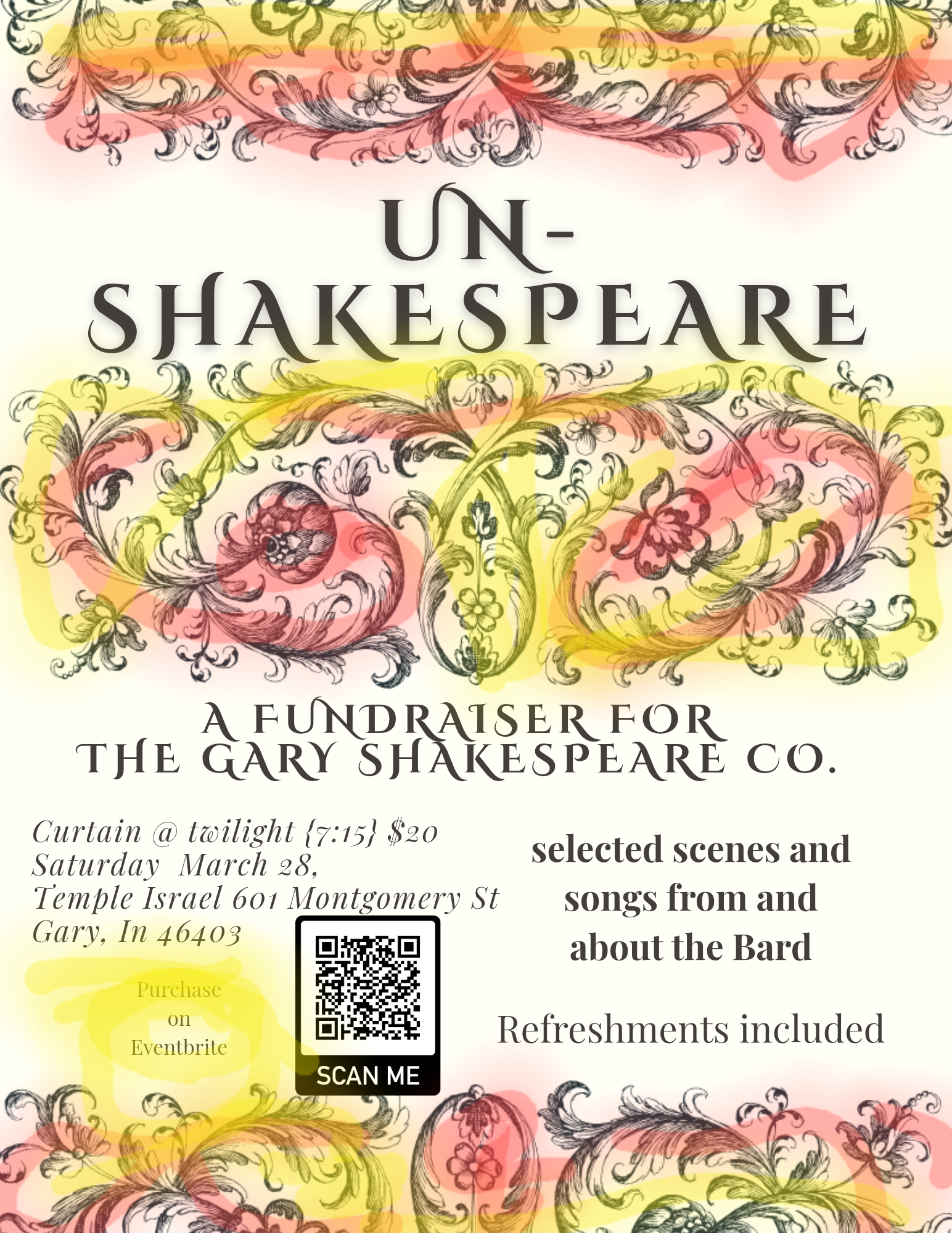 {F}un Shakespeare Fundraiser