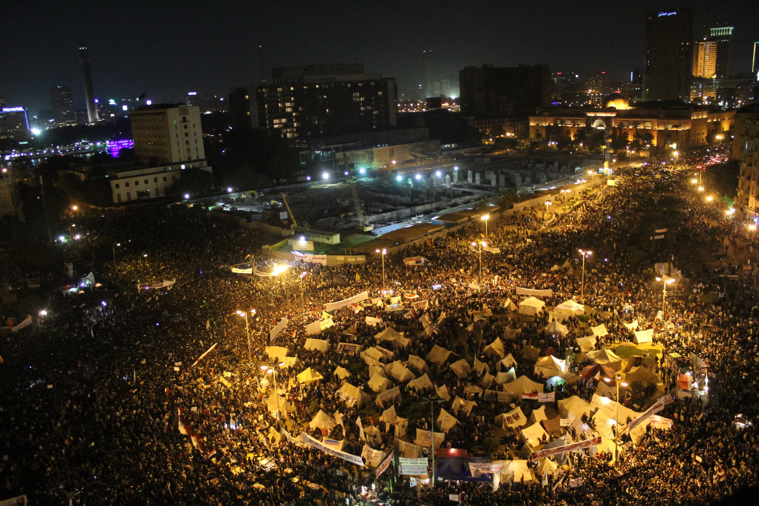 About 100.000 Egyptians went to the streets on 27 November, 2012 to protest President Morsy’s decree granting him and the constitutional assembly immunity. ©Lena Odgaard