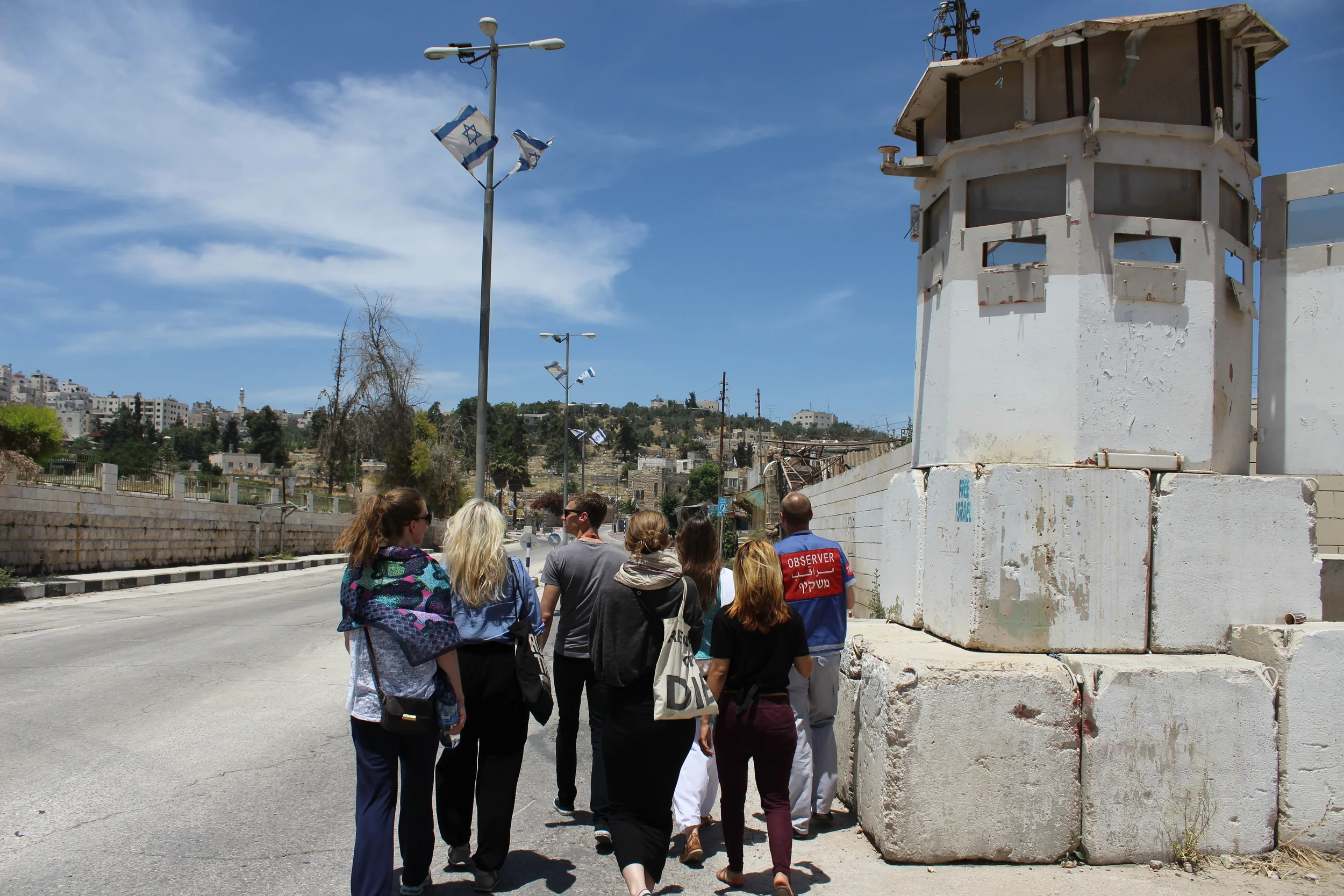 Visit to H2 in Hebron with briefing by TIPH