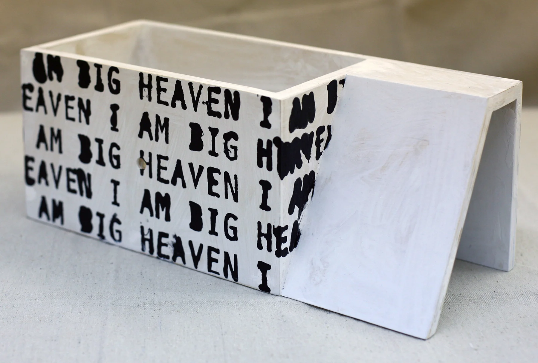 Big Heaven, polychrome wood, 2012