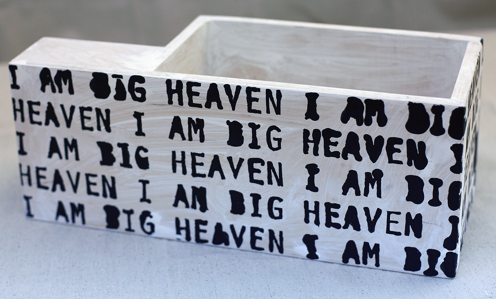 Big Heaven, polychrome wood, 2012
