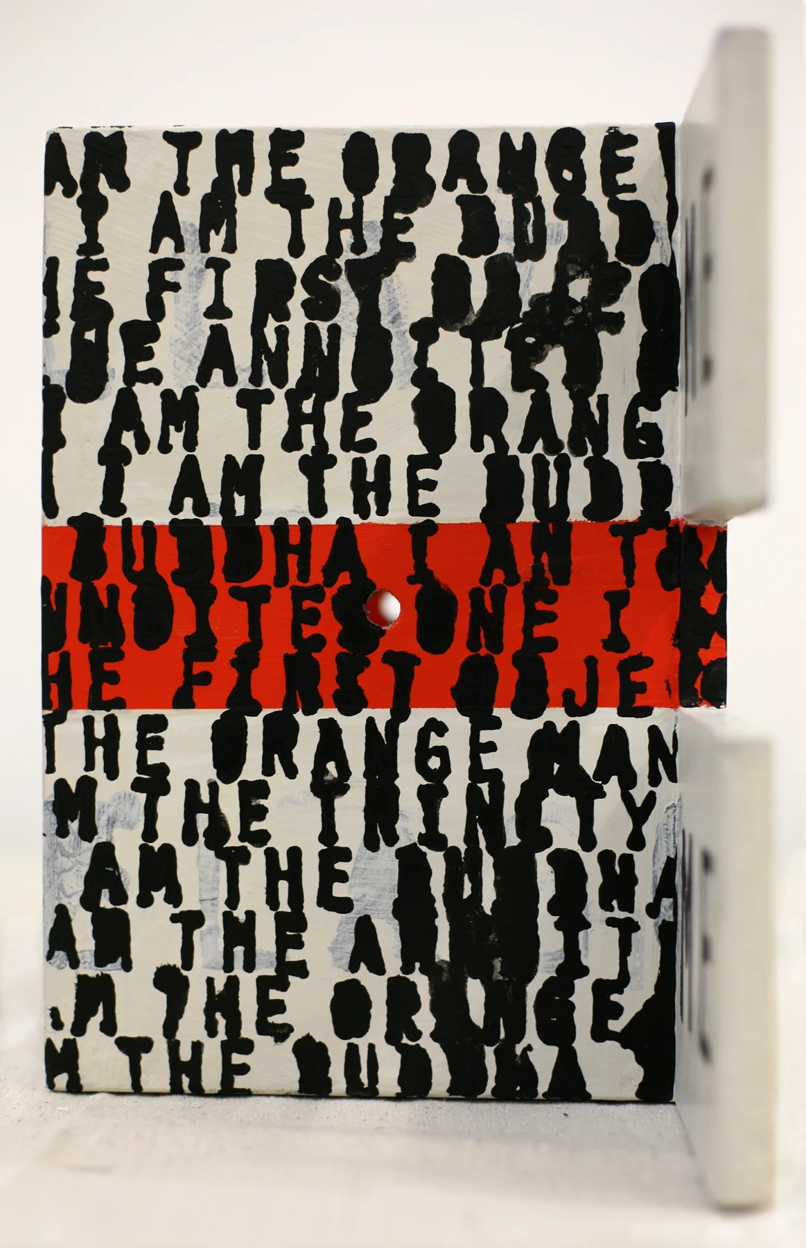 Trust Me, polychrome wood sculpture, 2012 (private collection)