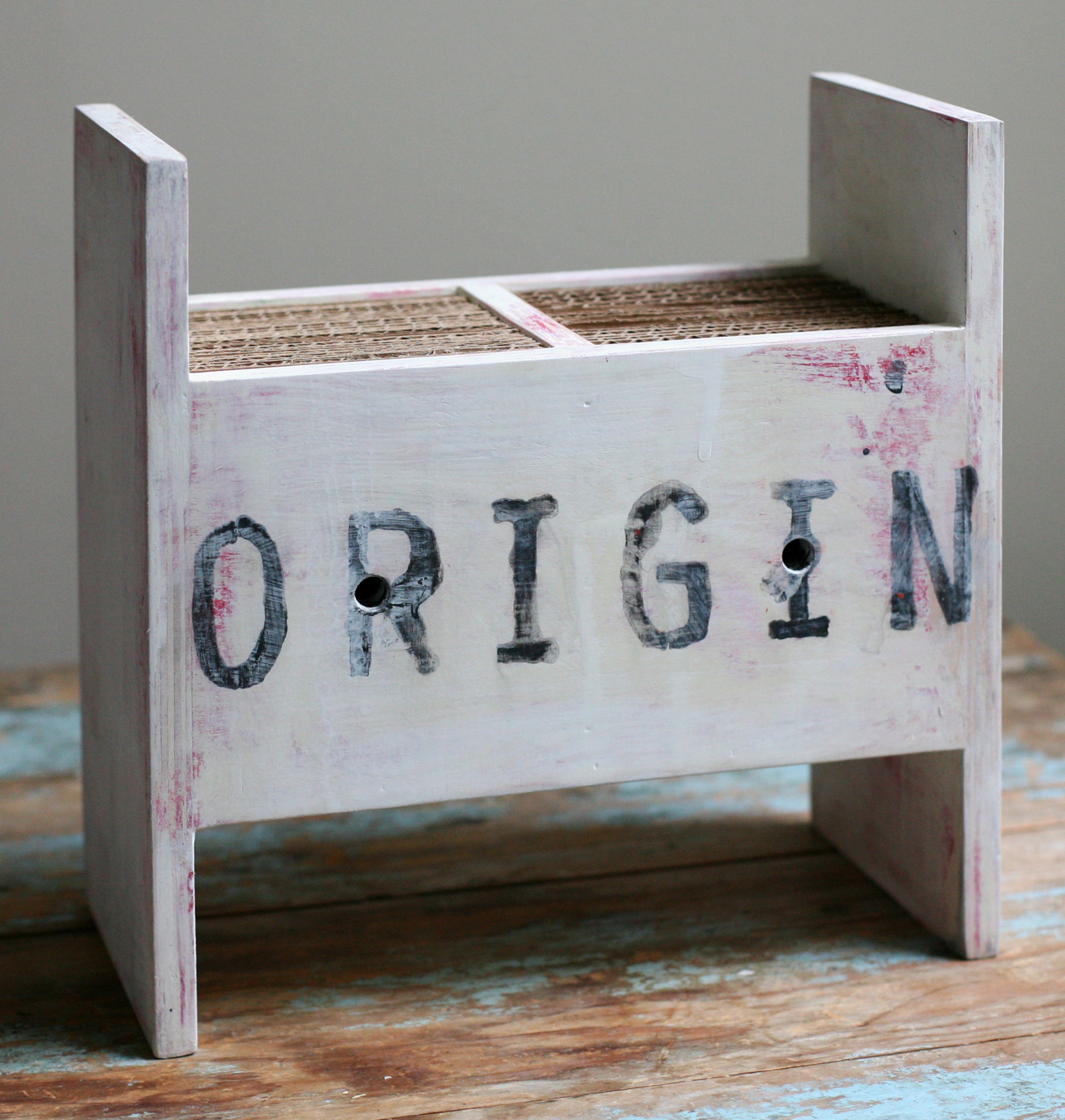 Origin, polychrome wood, 2014
