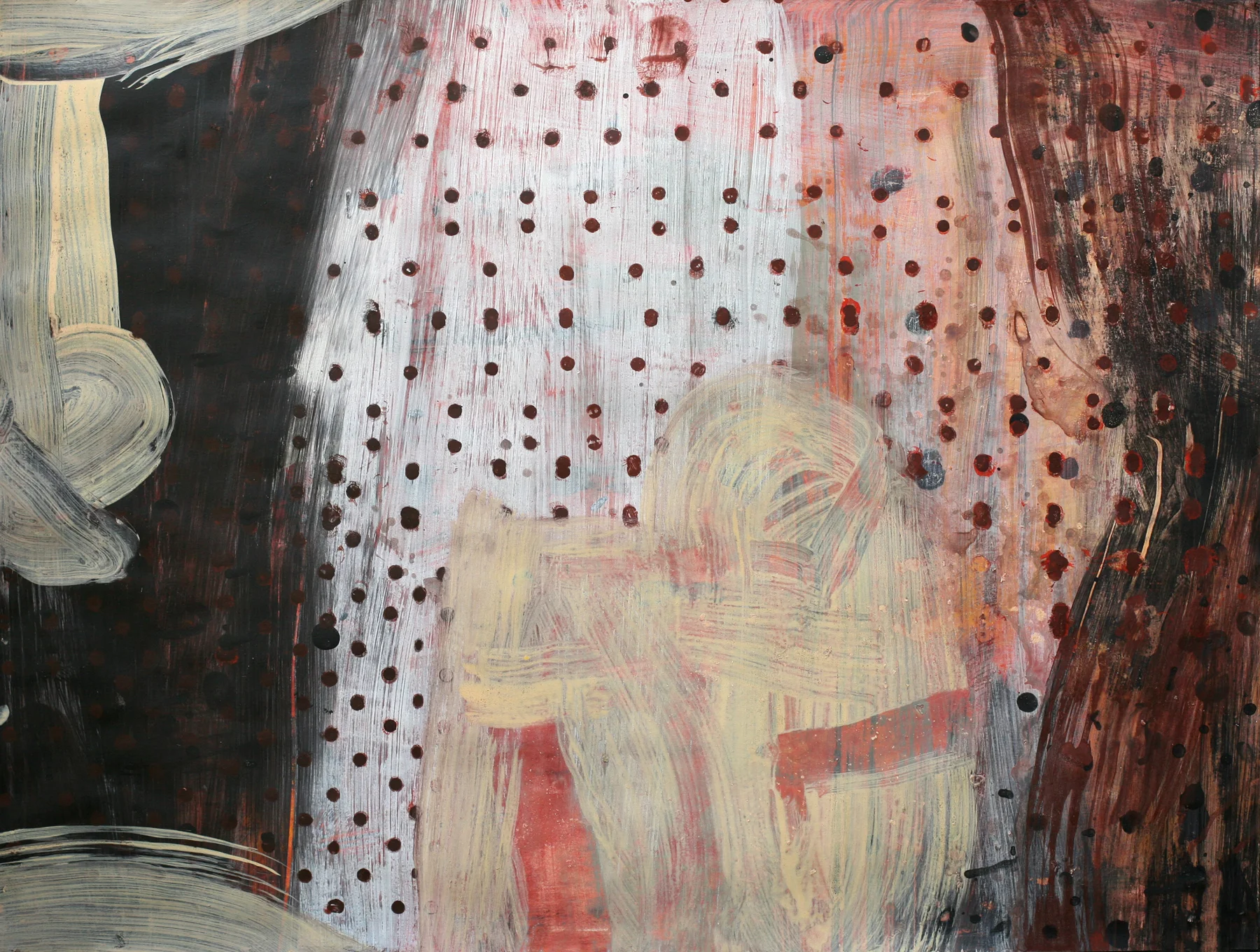 Theaterpiece, acrylic on paper, 24" x 32"