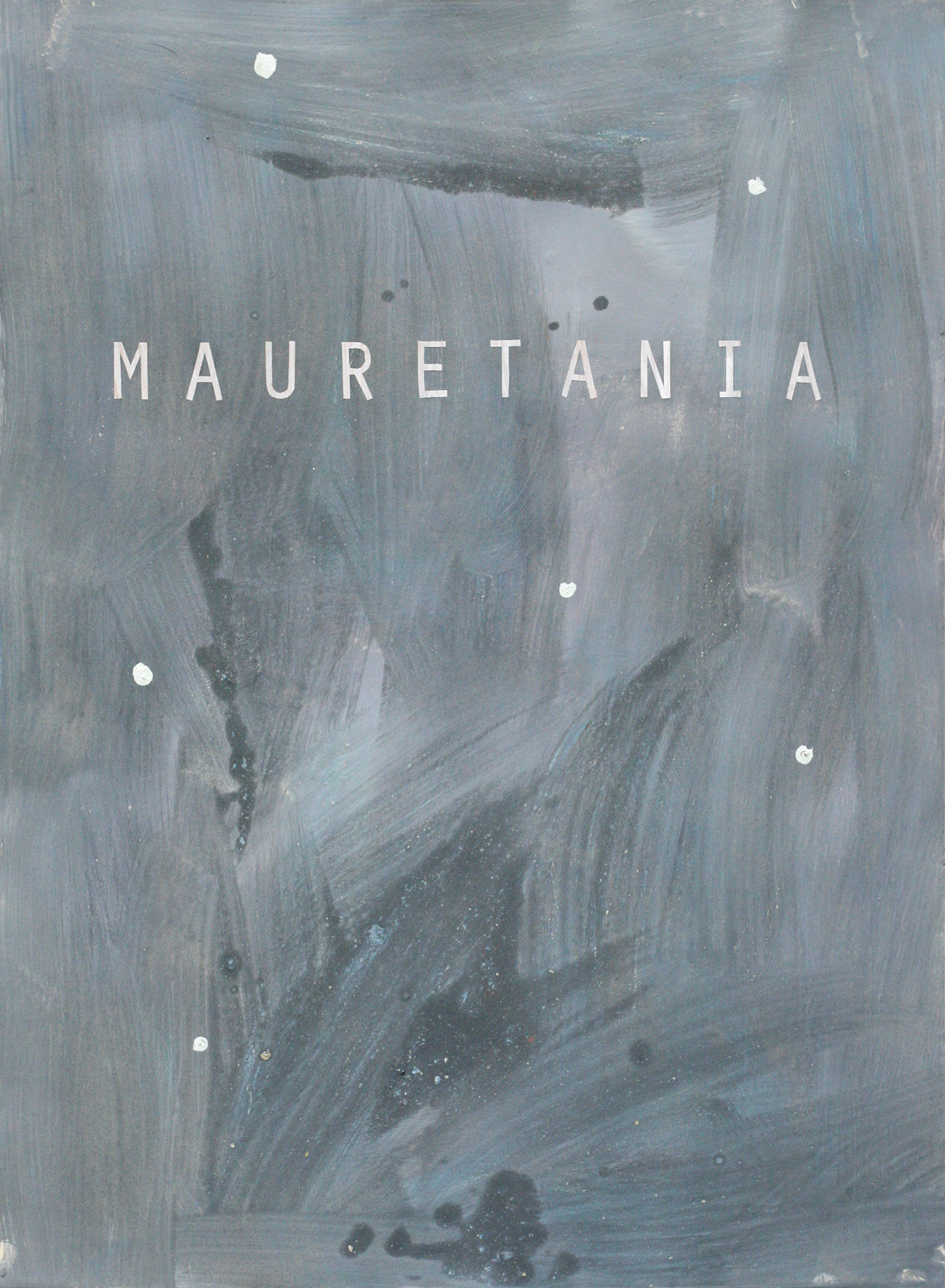 Mauretania, acrylic on paper on board, 30" x 22"