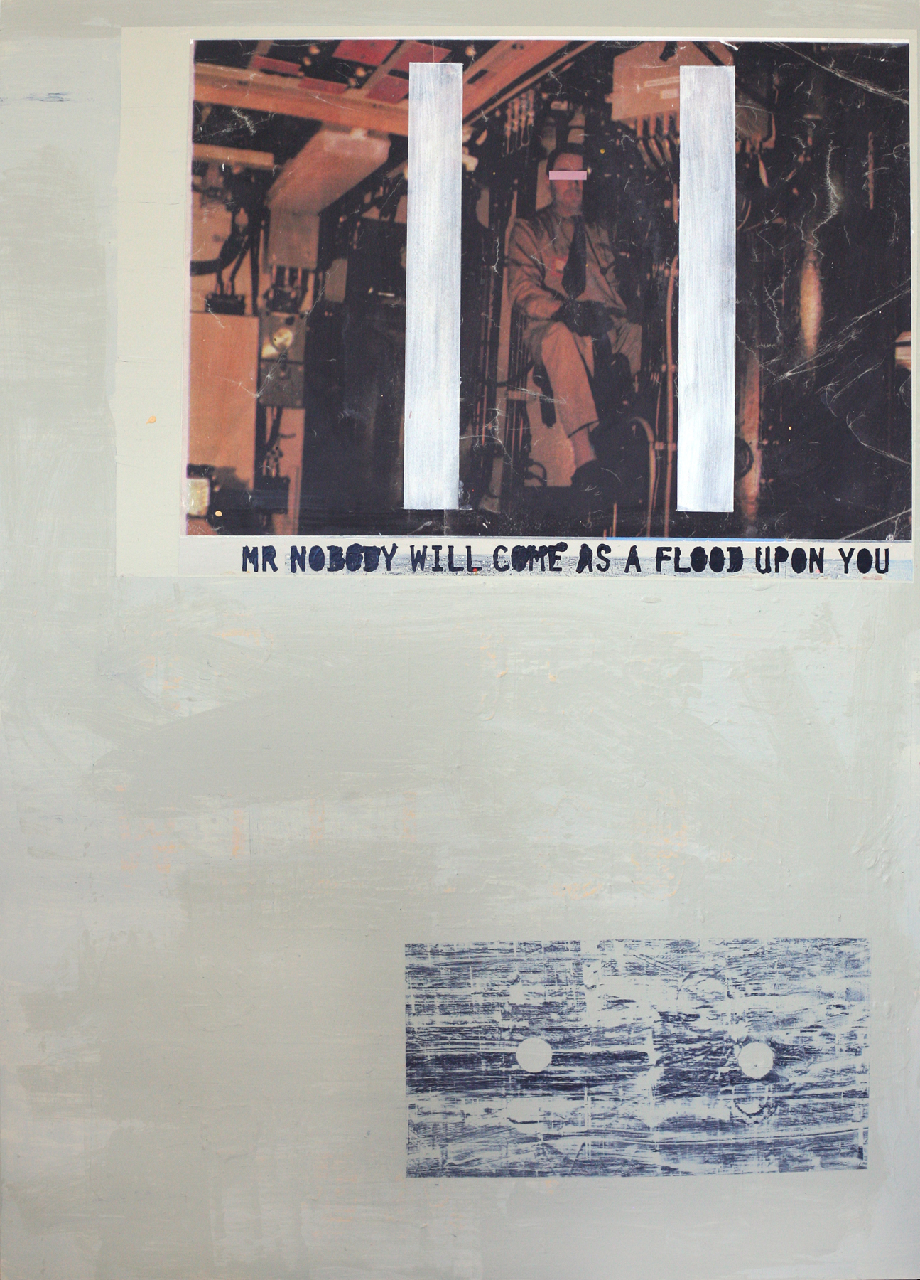 Mr. Nobody, digital print + acrylic, 48" x 34"