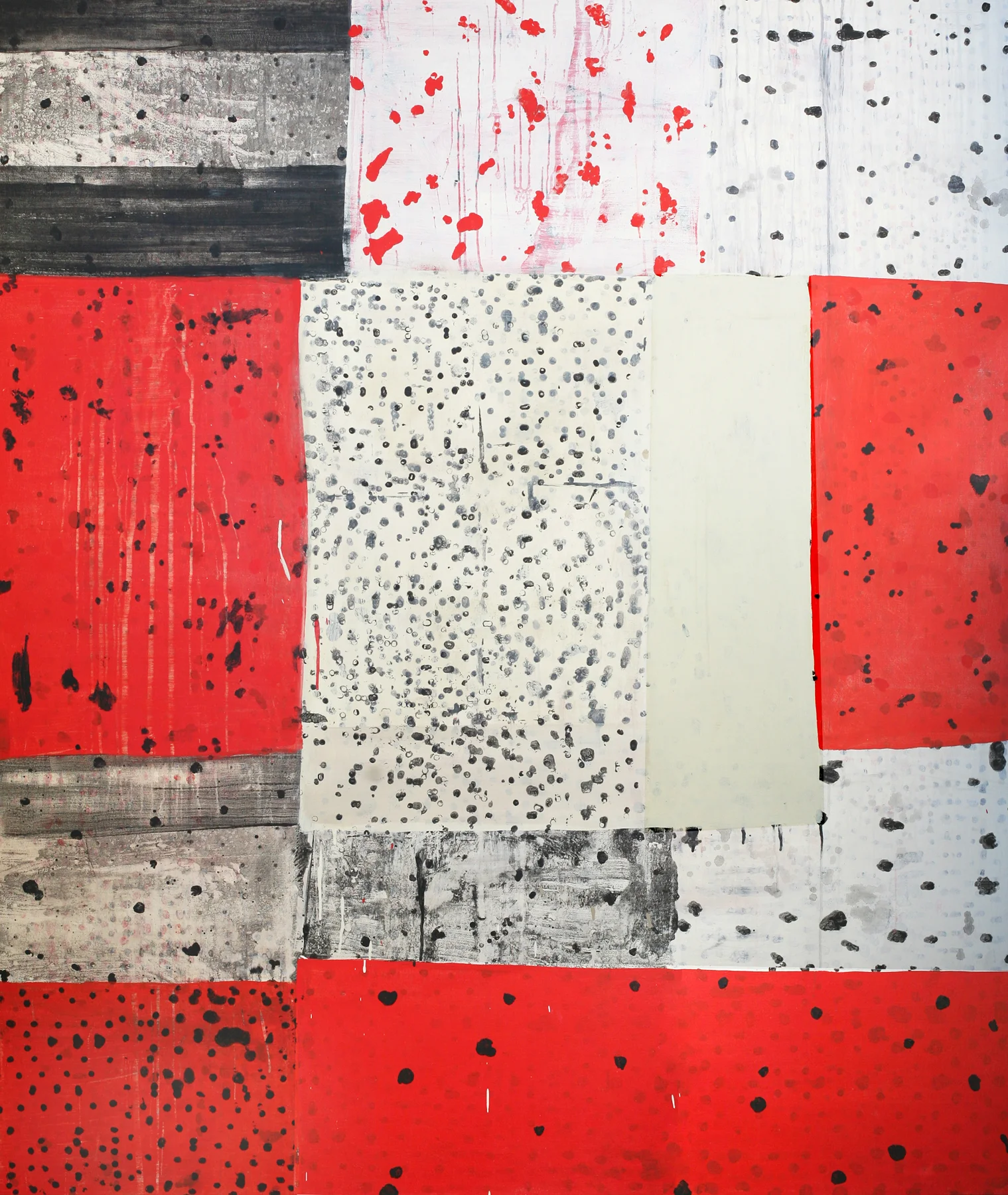 Big Red, acrylic on canvas, 78" x 66"