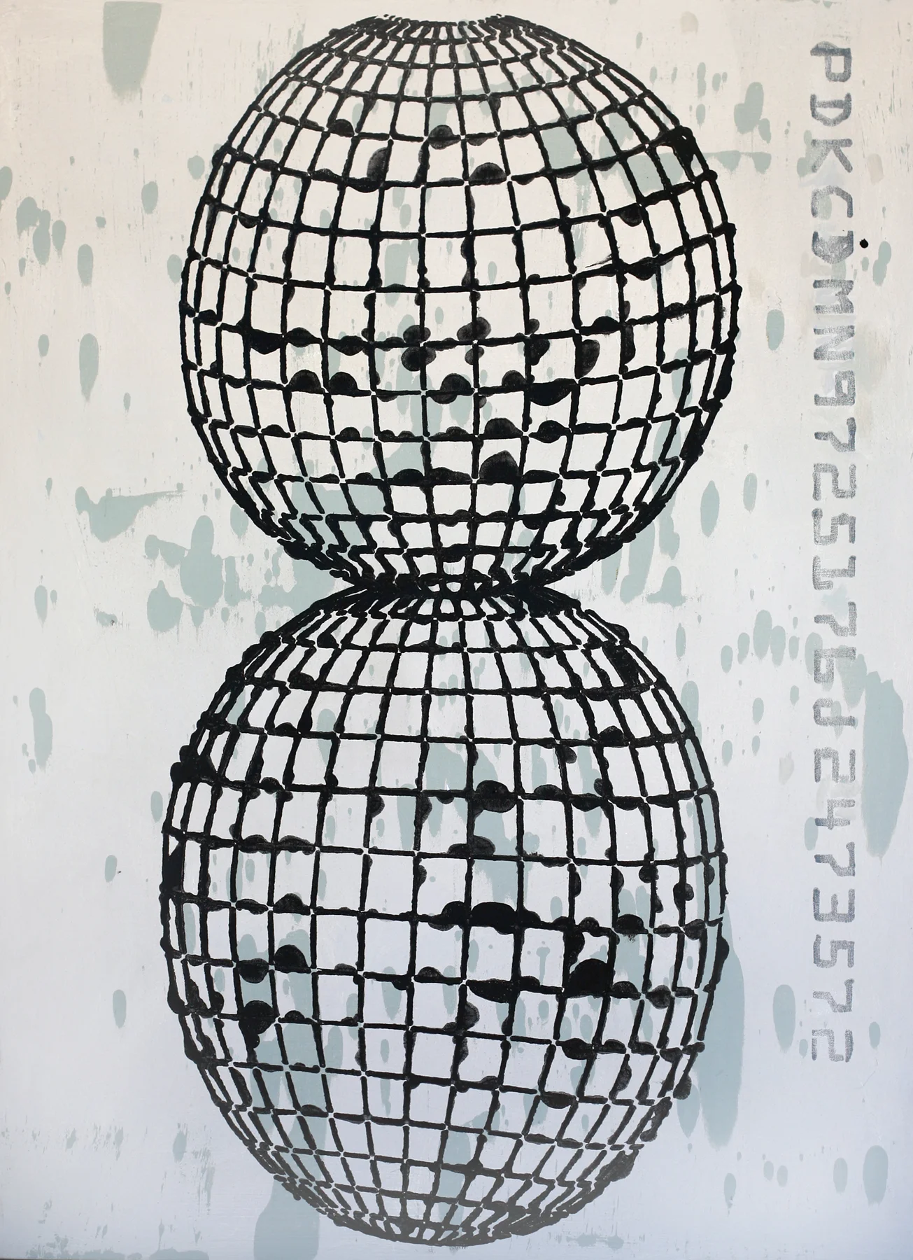 Black Conjoined Globe