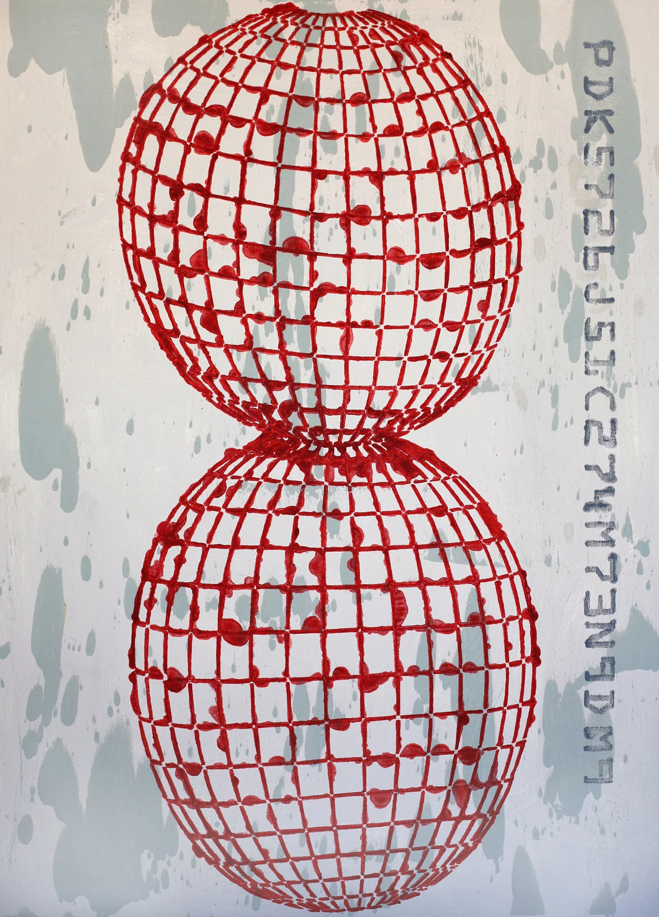 Red Conjoined Globes