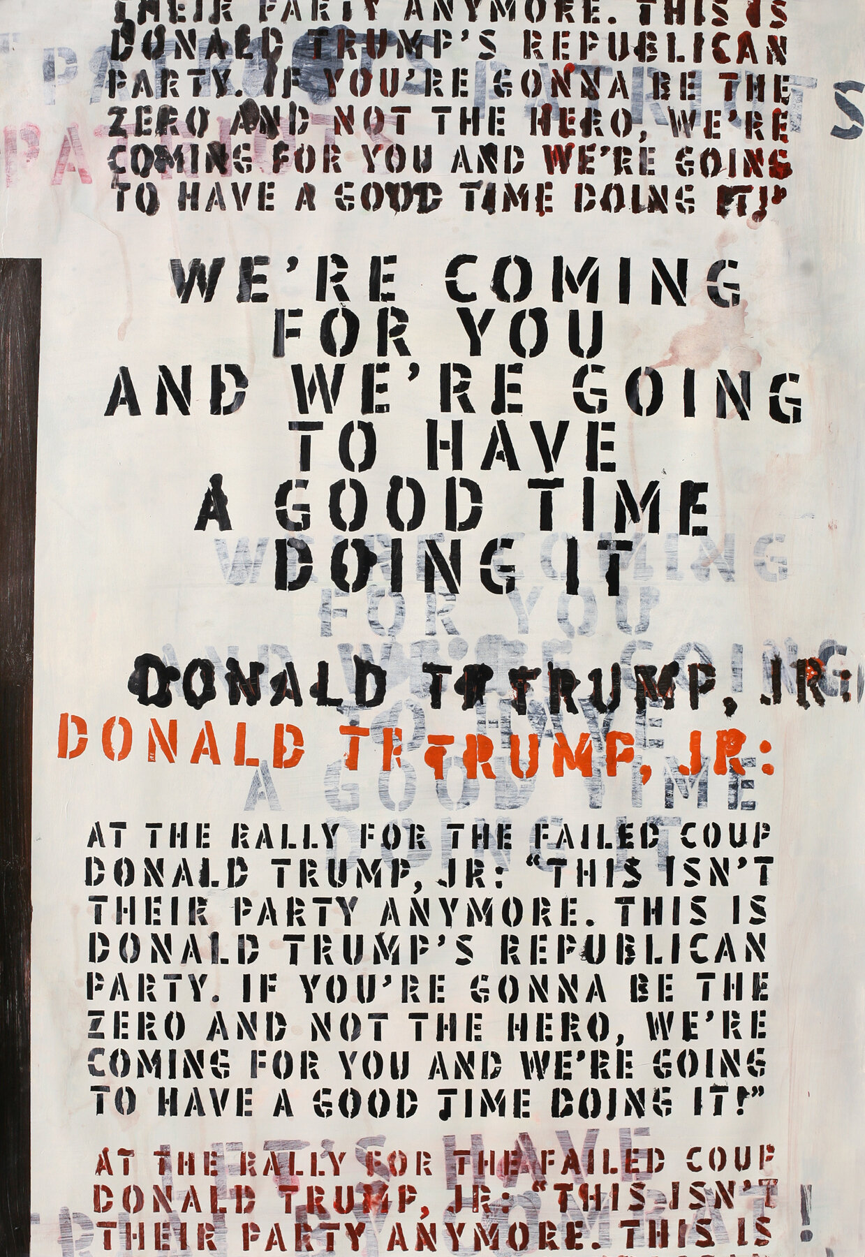 "We're coming for you..." Donald Trump, Jr.