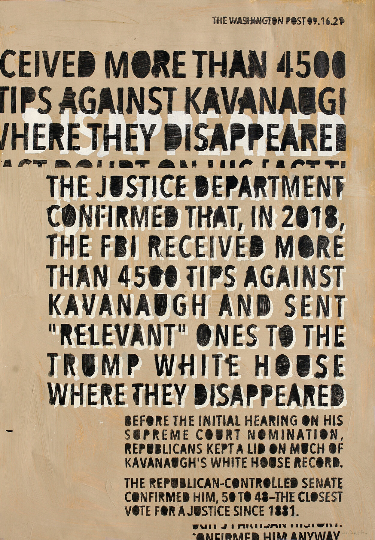 Kavanaugh Files Disappeared