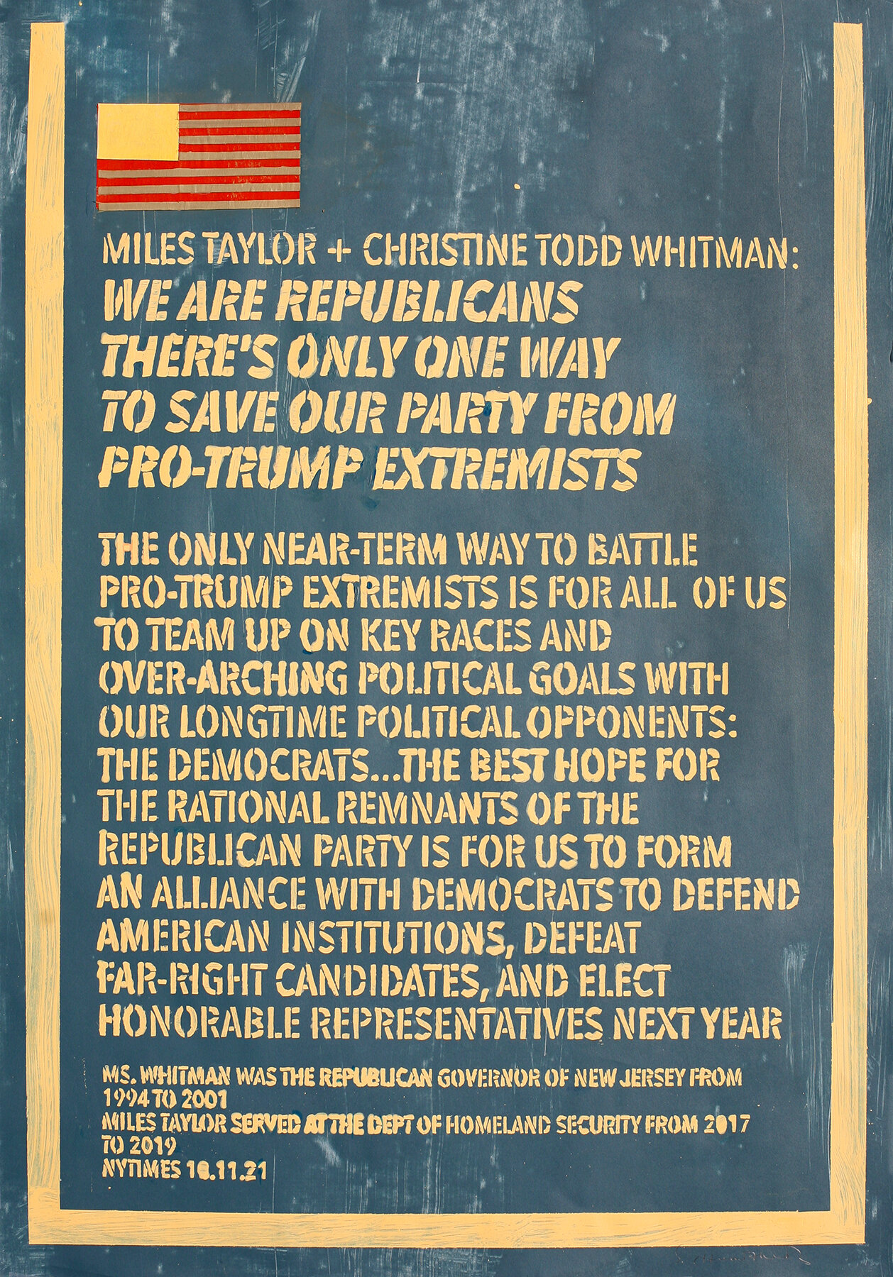 Taylor + Whitman Vote Democrat